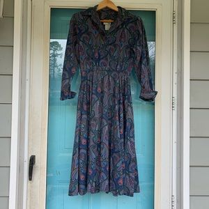 Bedford fair vintage midi paisley dress CLOSET CLEAN OUT SALE ✨✨